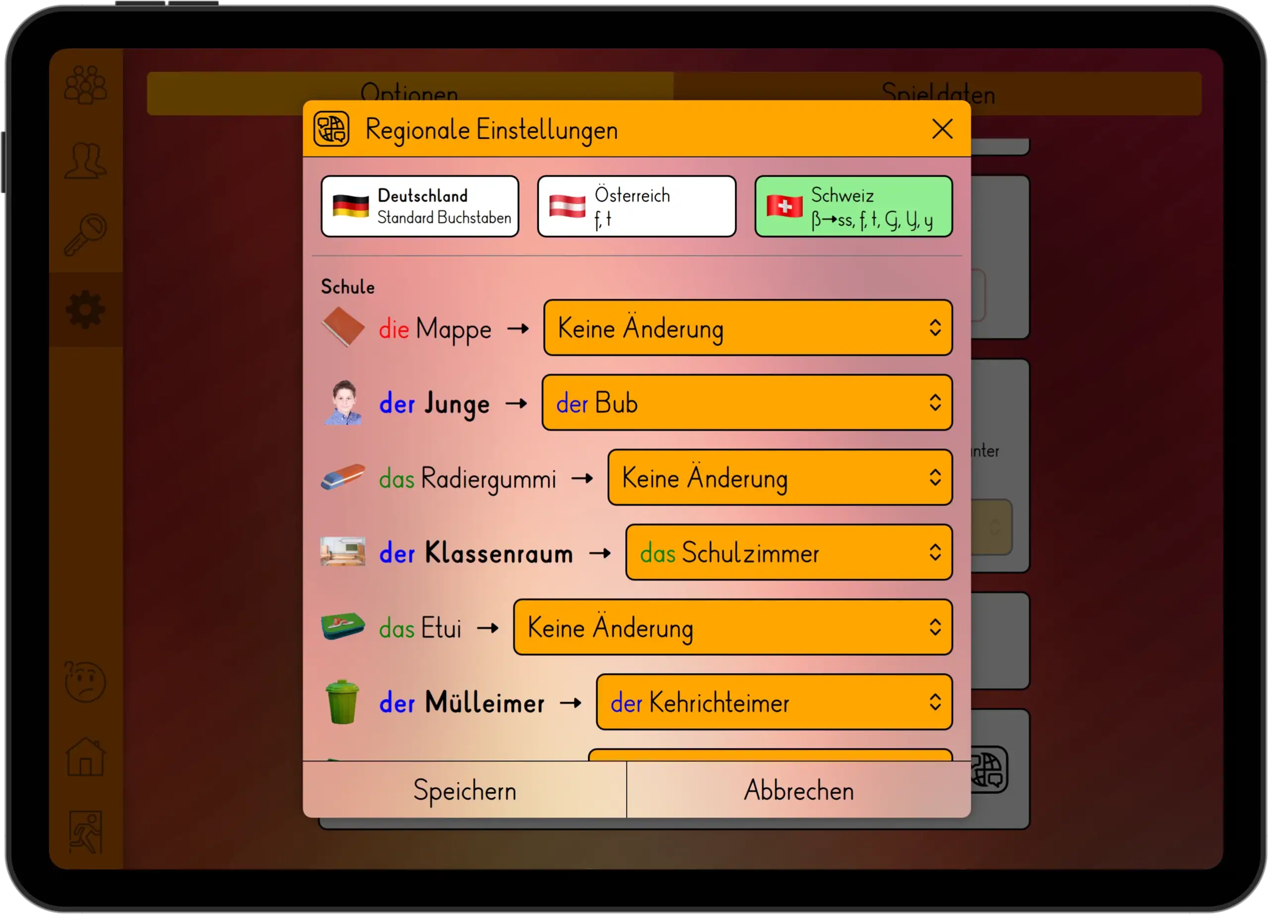 lernsoftware-regionale-einstellungen